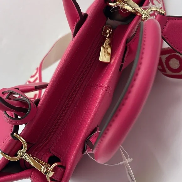 MICHAEL KORS
Mirella Small Pebbled Leather Crossbody Bag Tote 
Electric Pink - Picture 11 of 16